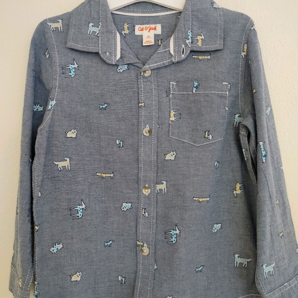 Two long sleeve boy shirts